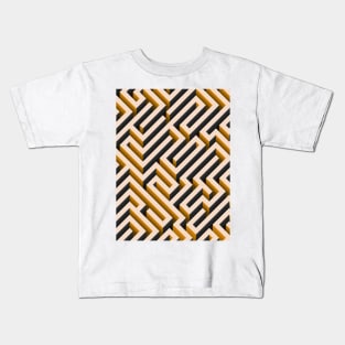 orange maze Kids T-Shirt